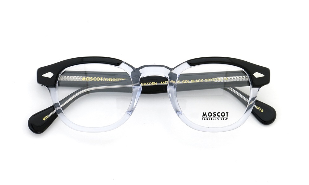 MOSCOT メガネ LEMTOSH Col.BLACK CRYSTAL 44size