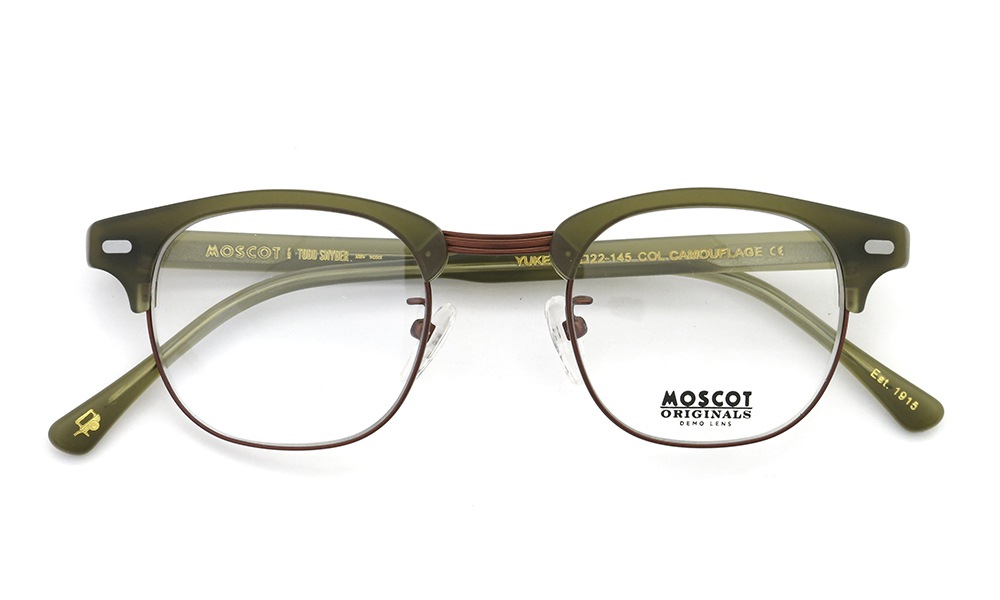 TODD SNYDER×MOSCOT メガネ YUKEL Col.CAMOUFLAGE 46size