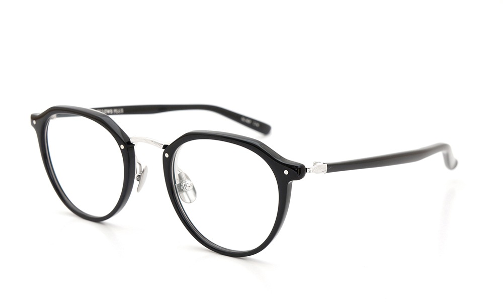 YELLOWS PLUS メガネ OLIVER通販 C1W black/silver 正規取扱