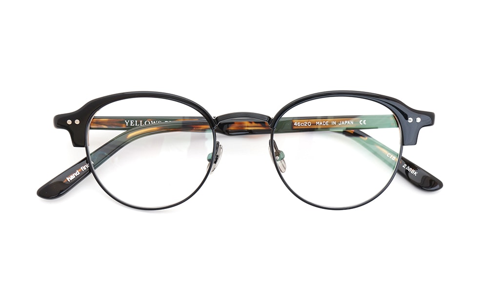 YELLOWS PLUS イエローズプラス メガネ CIS シス通販 C238BK black