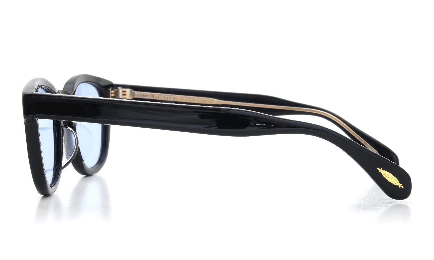 OLIVER PEOPLES Sheldrake BKG ライトブルーレンズ