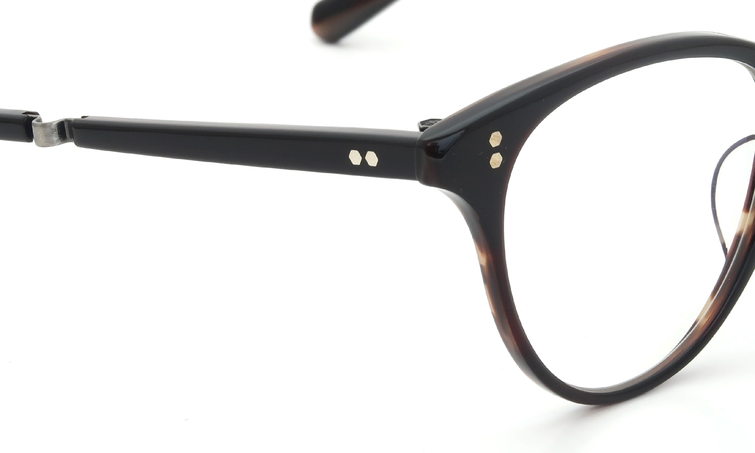 Mr.Leight RUNYON C BLACK TORTOISE 47size