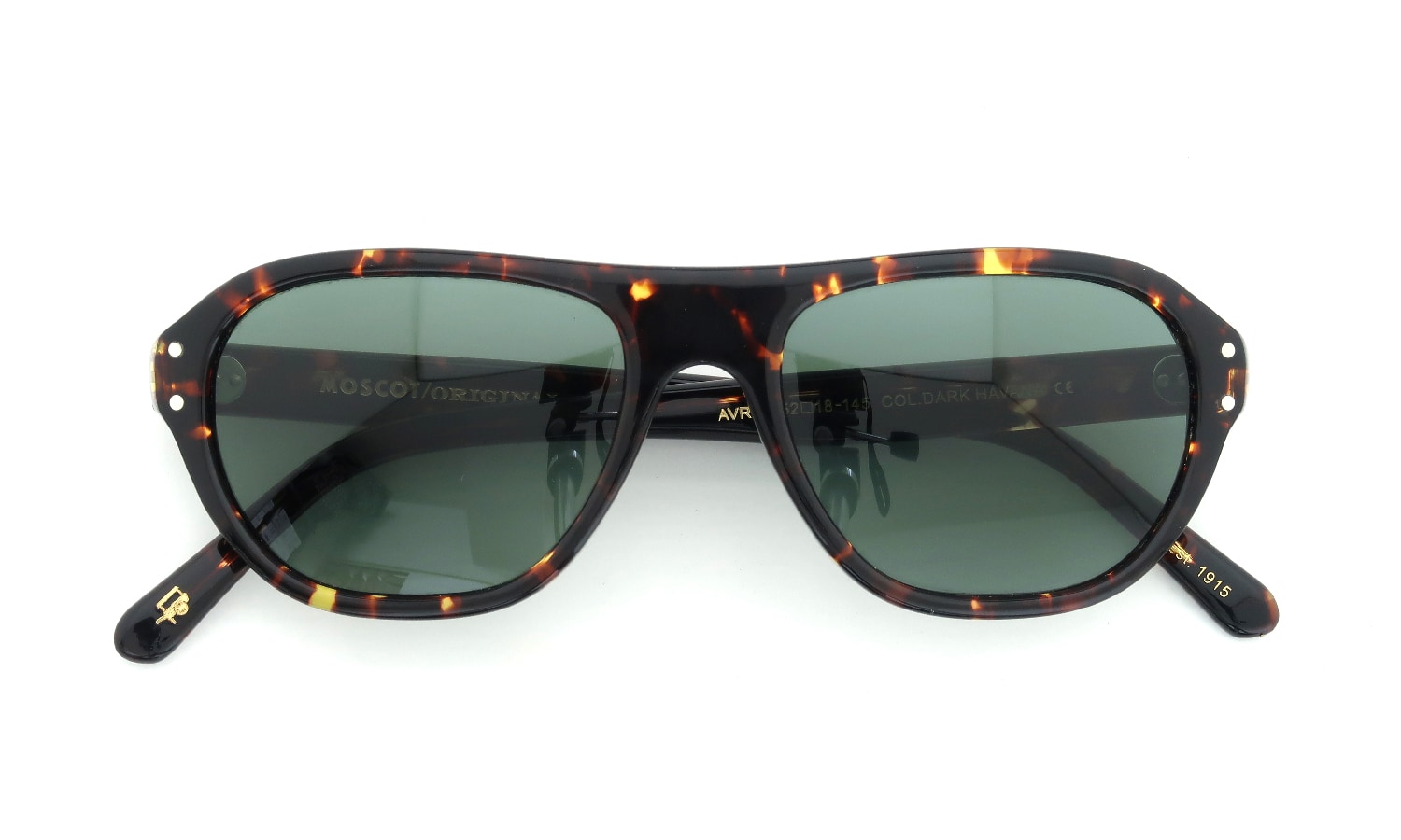 MOSCOT sun AVRAM DARK HAVANA 52size