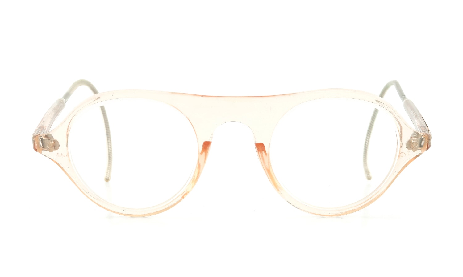 American Optical vintage SAFTY-GOGGLE P3 CRYSTAL-PINK-BEIGE 44-24