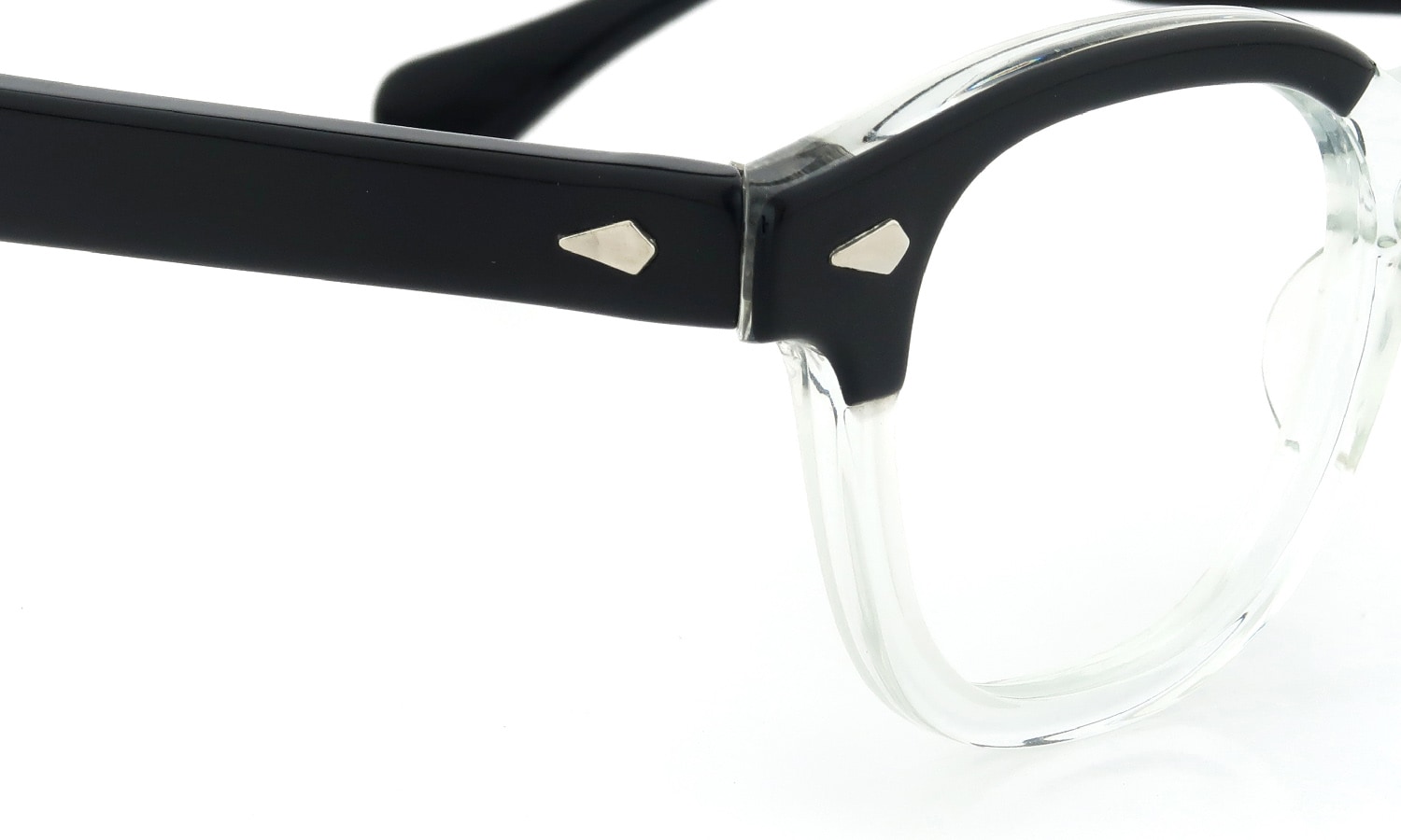 希少TART Optical vintage ARNEL BLACK-CLEAR 44-20