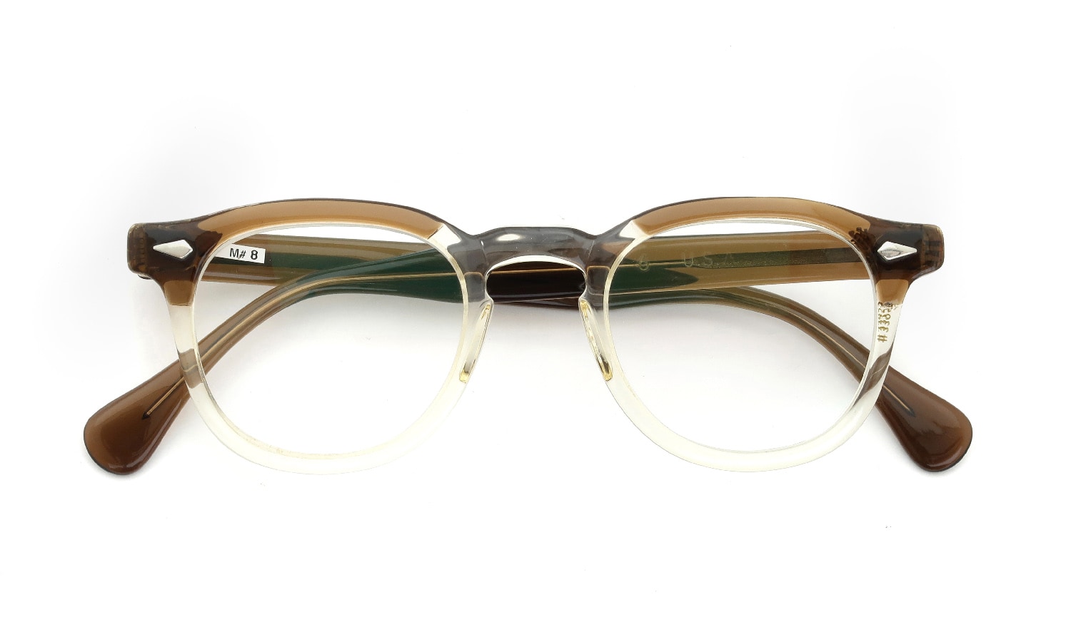 TART OPTICAL Vintage ARNEL 44-24 ブラウン