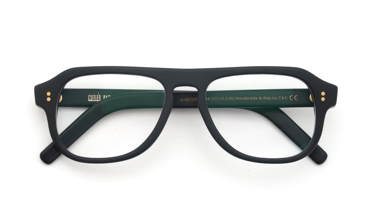 CUTLER AND GROSS メガネ 0822/S2 MATT-BLACK