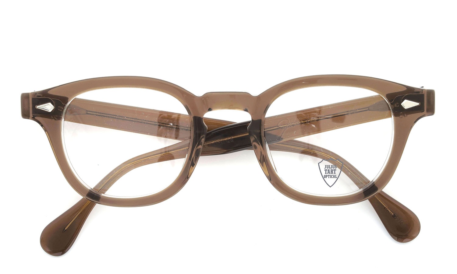 JULIUS TART OPTICAL 通販 AR-46-24 BROWN-CRYSTALII  PL-102K