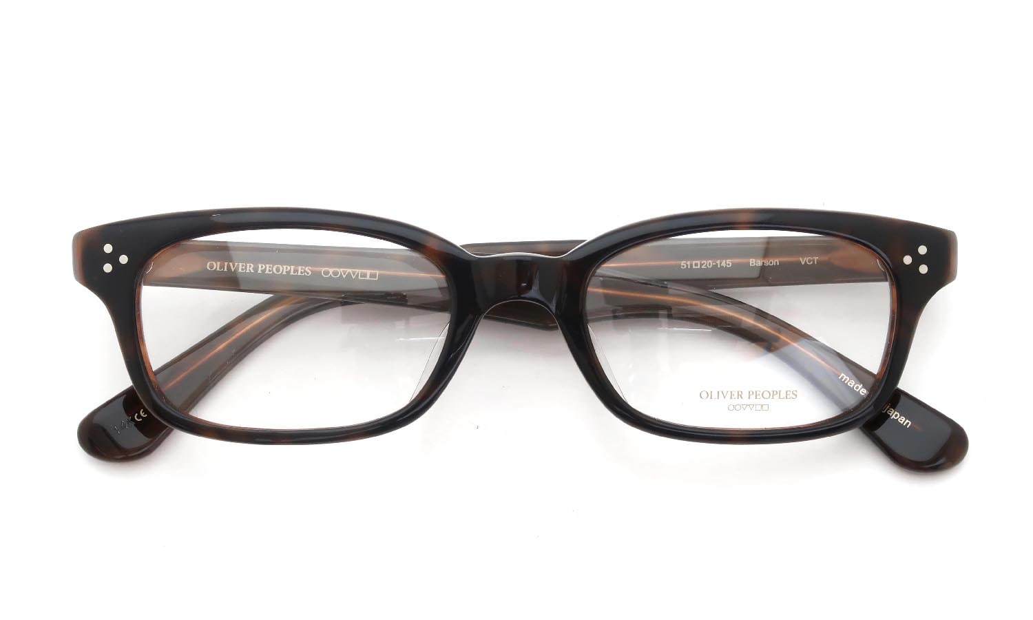 OLIVER PEOPLES archive メガネ通販 Barson バーソン 51size VCT (生産