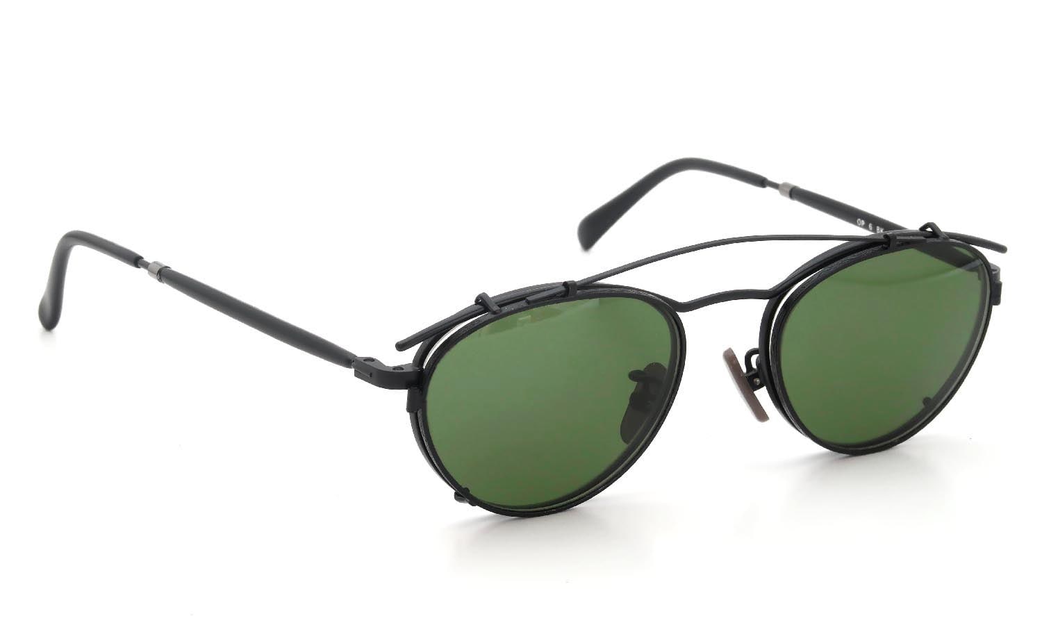 OLIVER PEOPLES 1990's OP-6 BK-MP with Clip