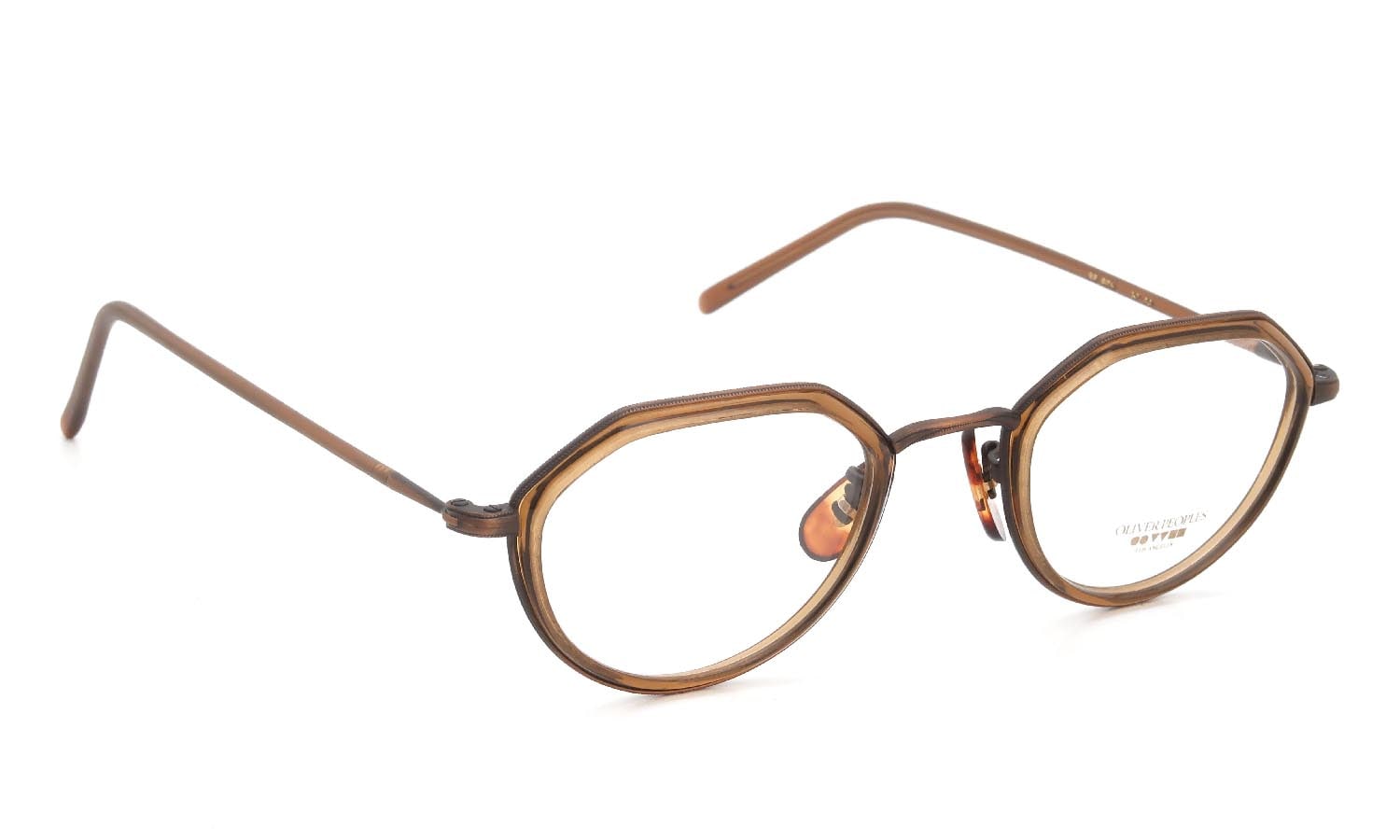 OLIVER PEOPLES 1990's OP-89 BR-BRN