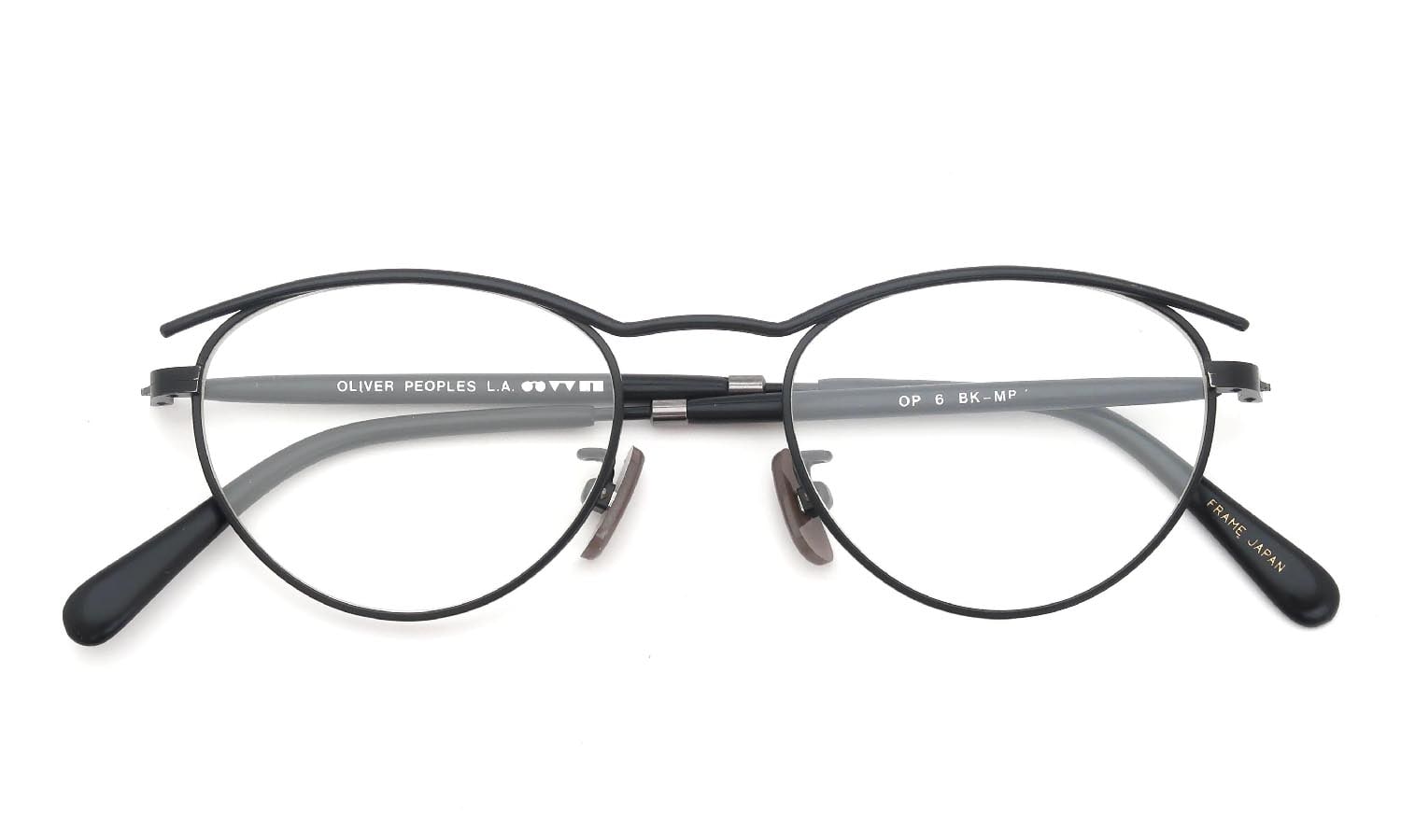 OLIVER PEOPLES 1990's OP-6 BK-MP