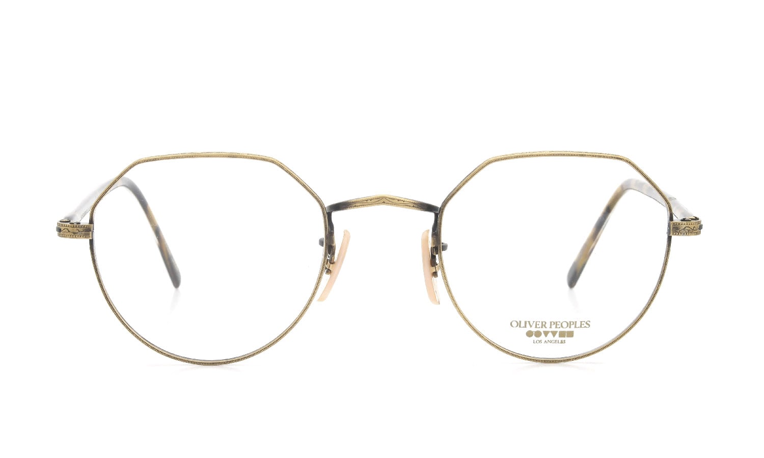 OLIVER PEOPLES 1990's OP-43 T-AG with clip GreenLens