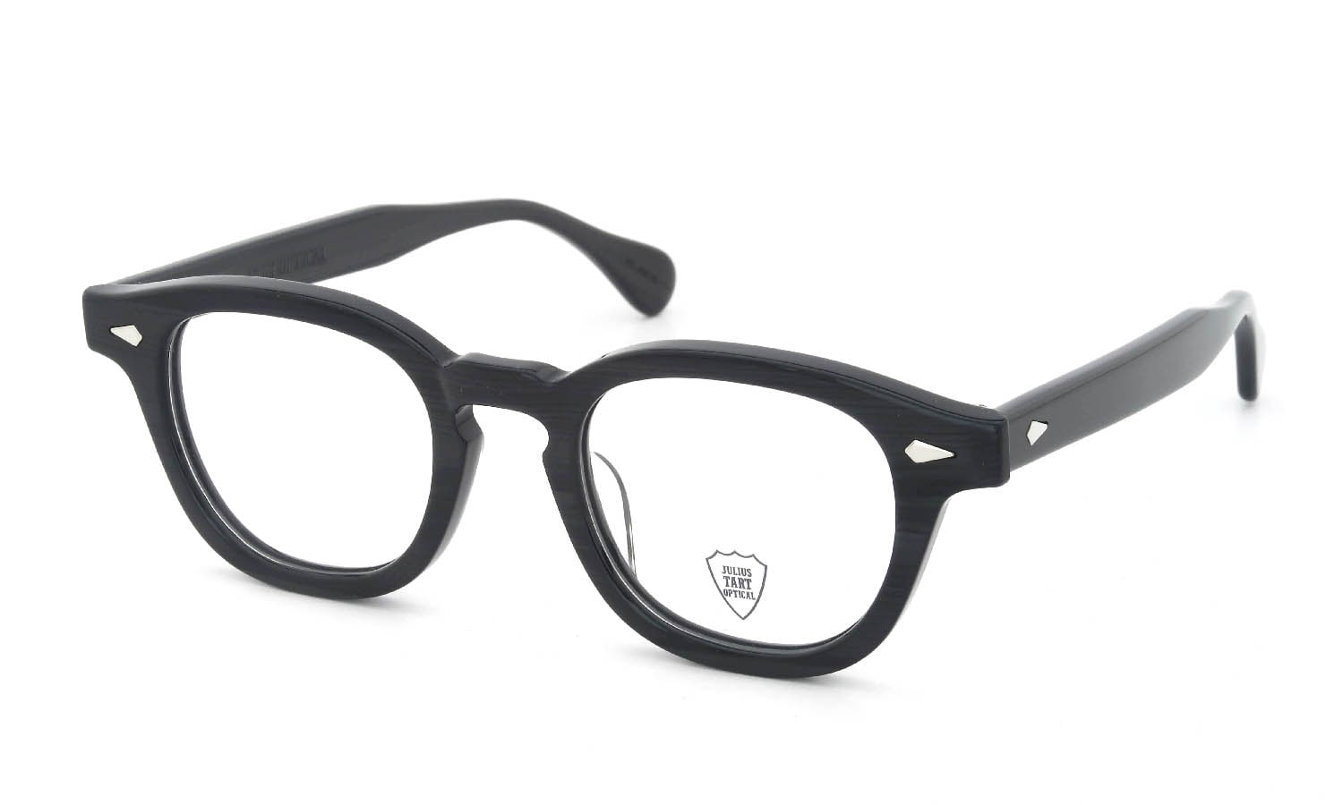 JULIUS TART OPTICAL 通販 AR-46-22 PL-002Q BLACK-WOOD