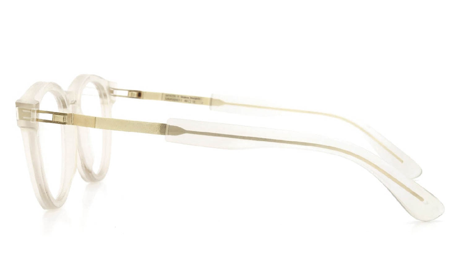 MYKITA+Maison Margiela MMRAW011 COL.846 Raw Champagne/Glossy Gold