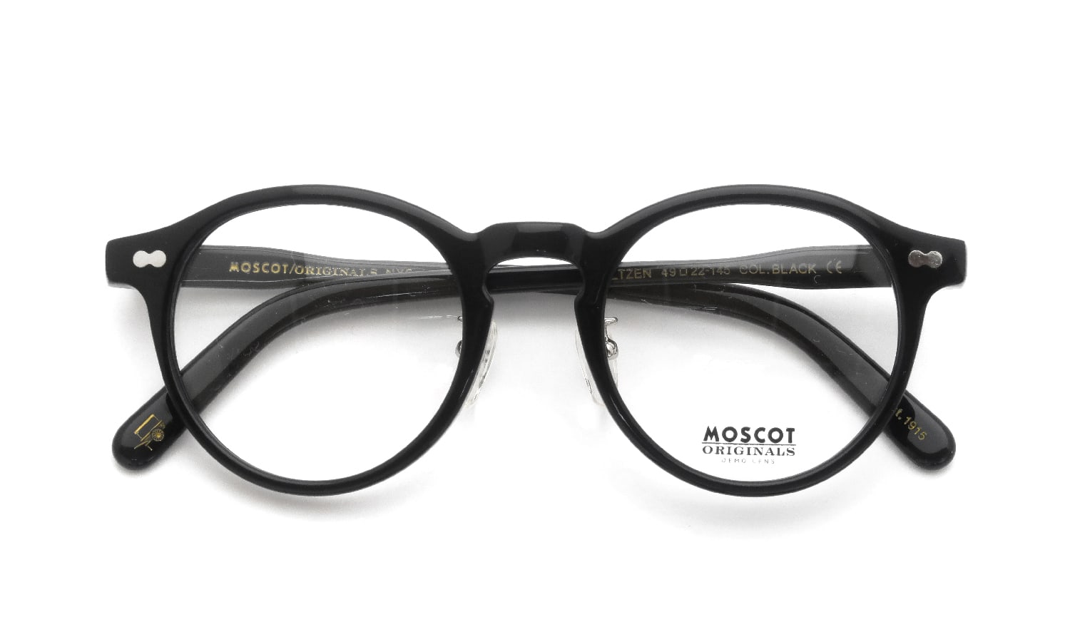 MOSCOT MILTZEN-MP BLACK 49