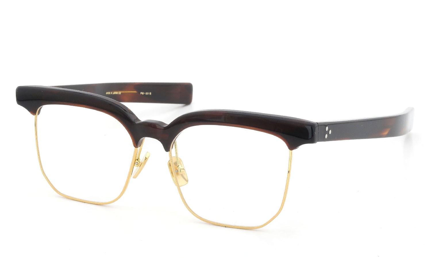 SAUVAGE サバージュ メガネ LE SAMOURAI通販 PM-001B Deep Brown/Gold