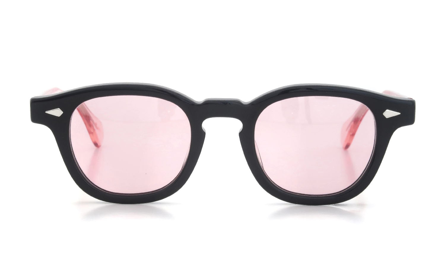 JULIUS TART OPTICAL × HYKE AR-44-22 Black/Flesh Pink