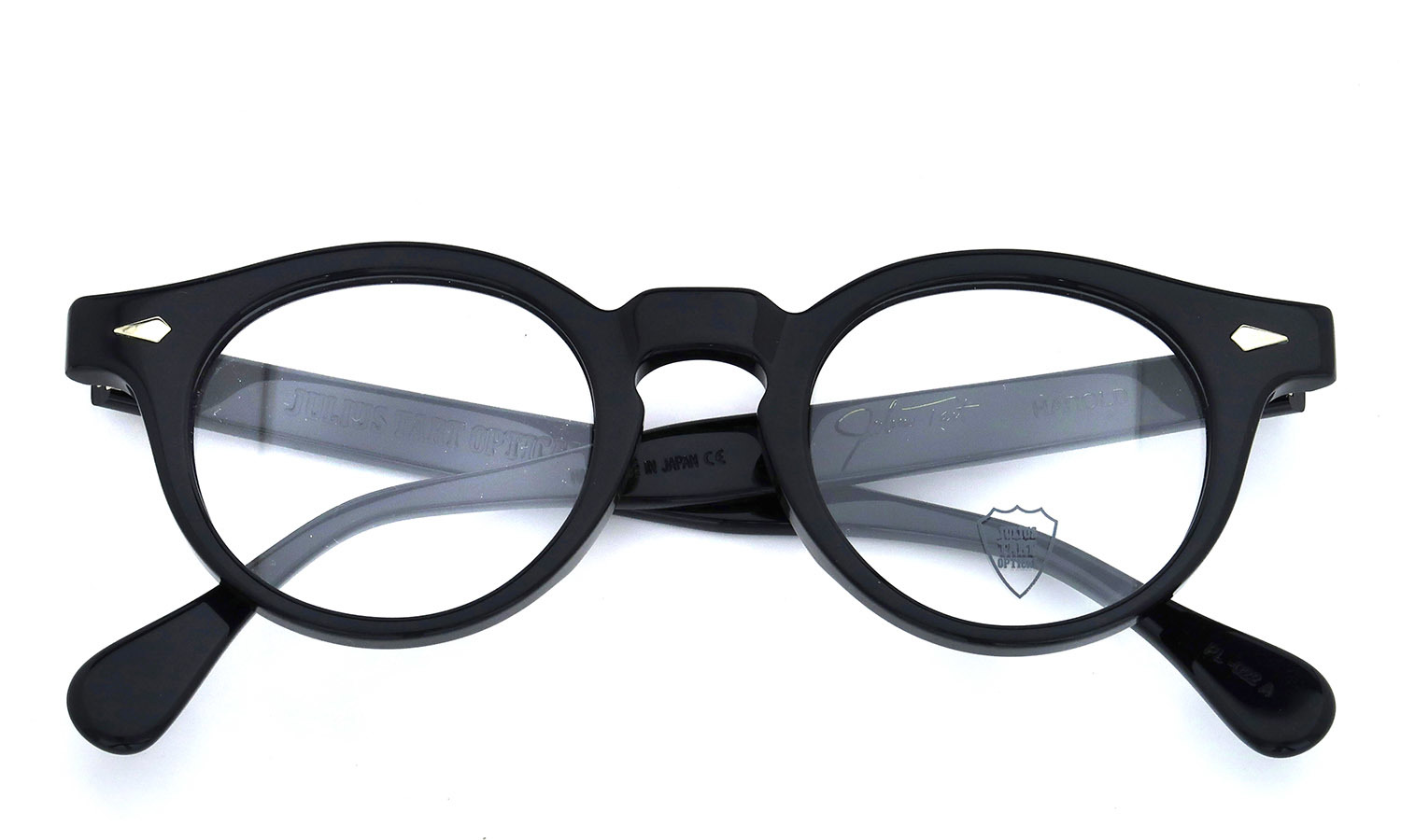 JULIUS TART OPTICAL メガネ通販 HAROLD 45 BLACK