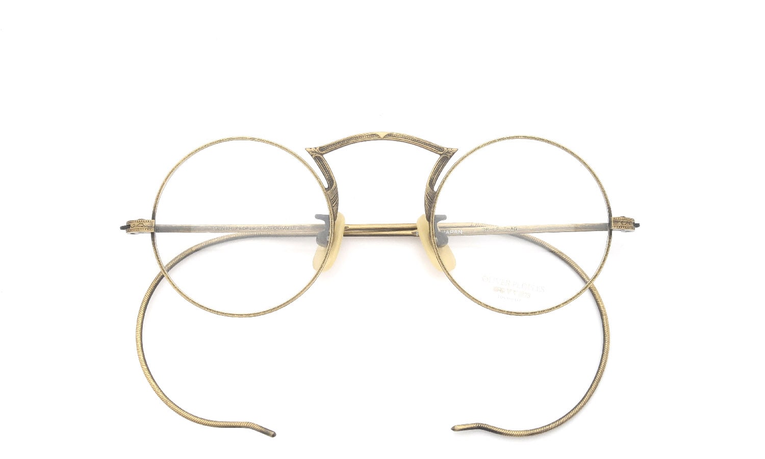 OLIVER PEOPLES vintage 希少丸メガネ通販 1980's-1990's OP-LE T-AG