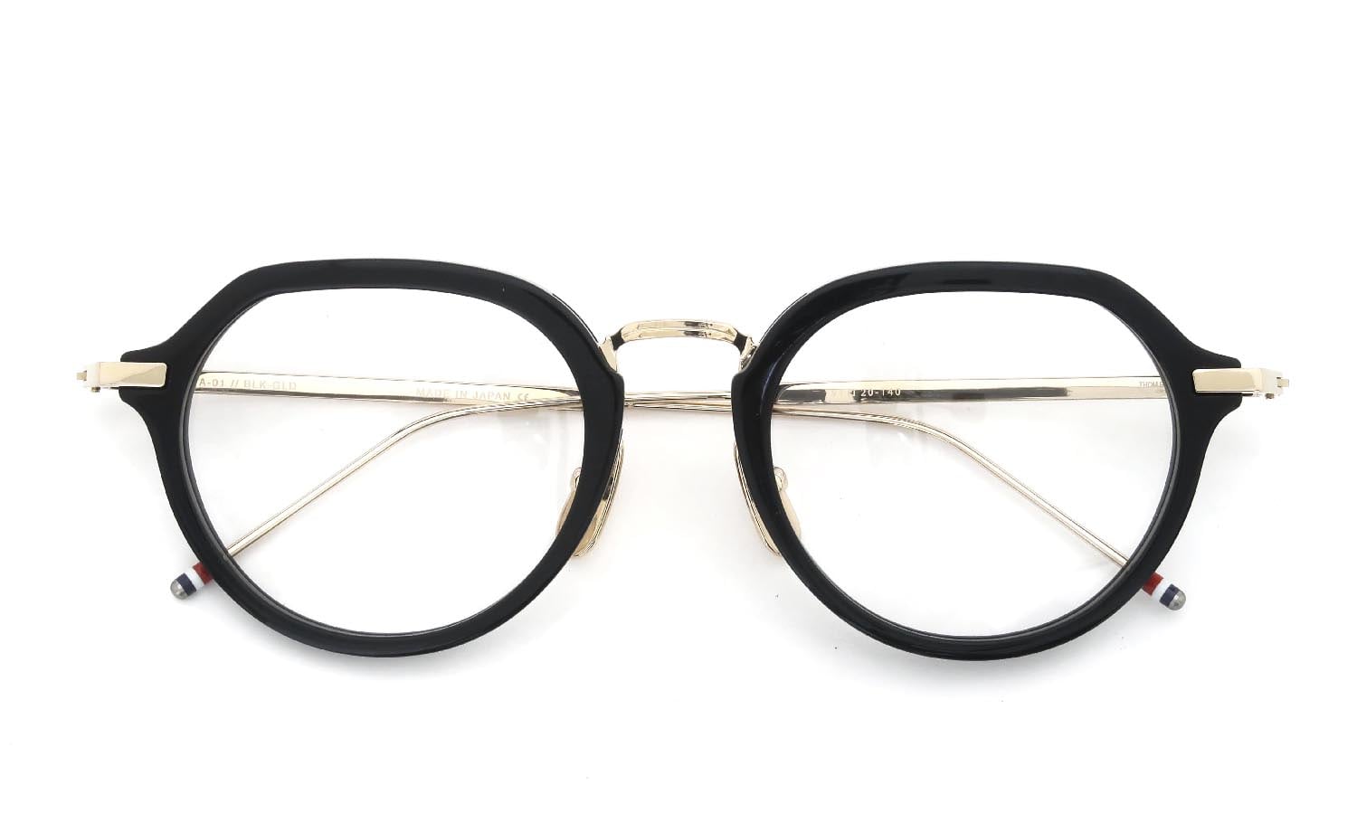 THOM BROWNE TBX421-A-01 Black WhiteGold