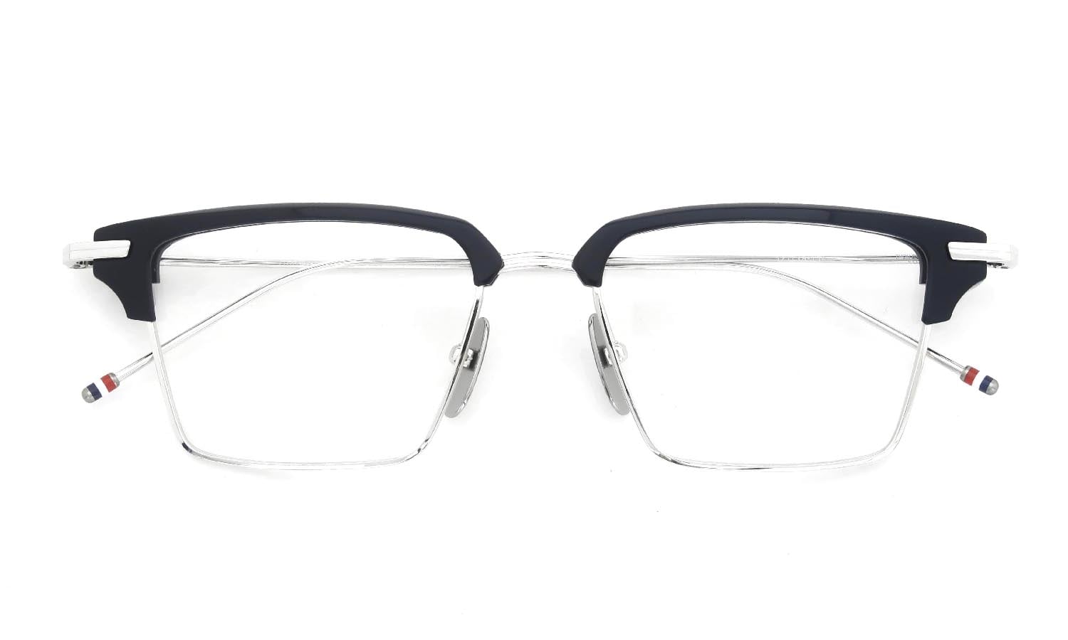 THOM BROWNE TBX422-A-03 52size Silver Navy