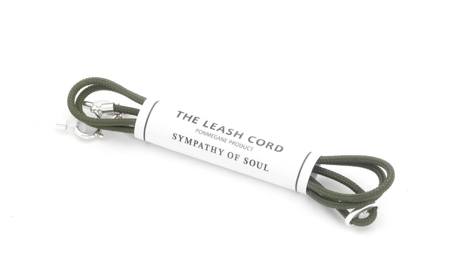 THE LEASH CORD Military Green/Silver925