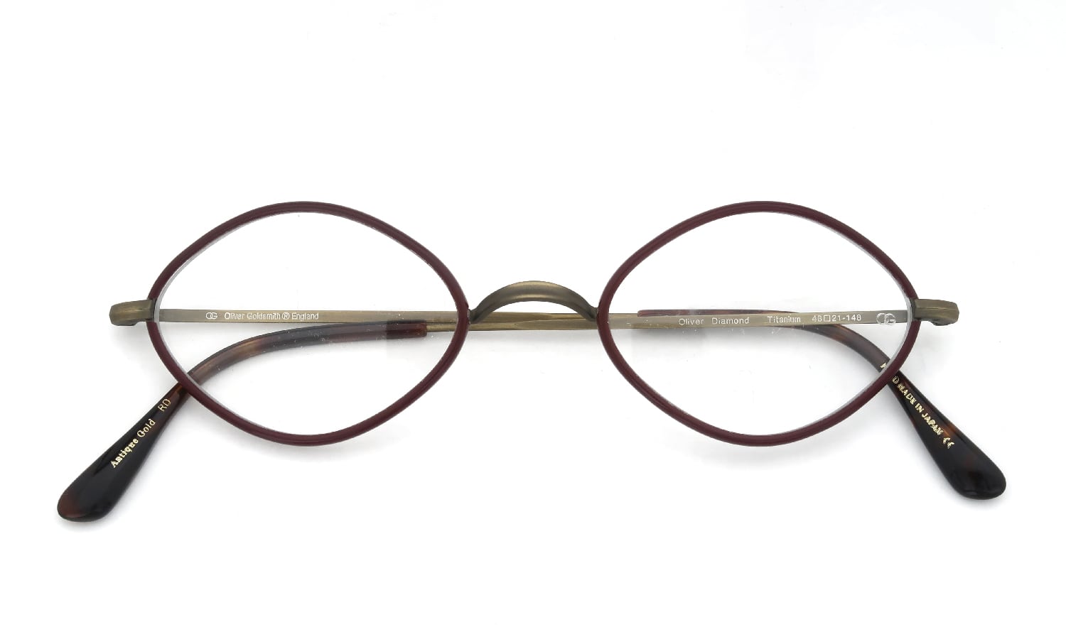 Oliver Goldsmith 海外モデル Diamond (EU-pads) Antique Gold RD 48size