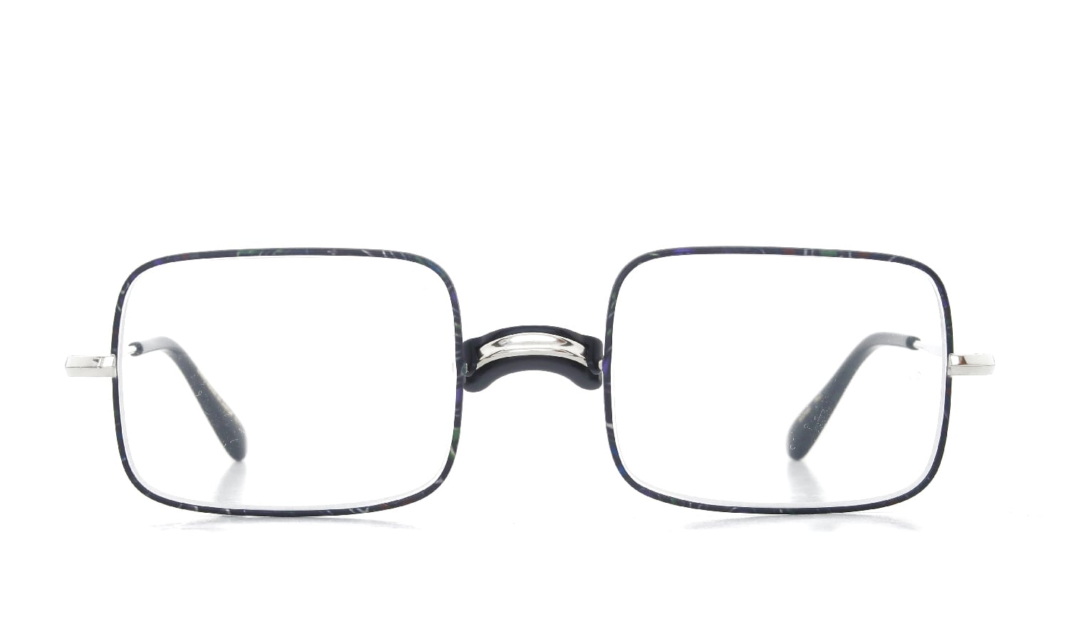 Oliver Goldsmith 海外モデル メガネ Oliver Oblong with Pad Silver MS 48size