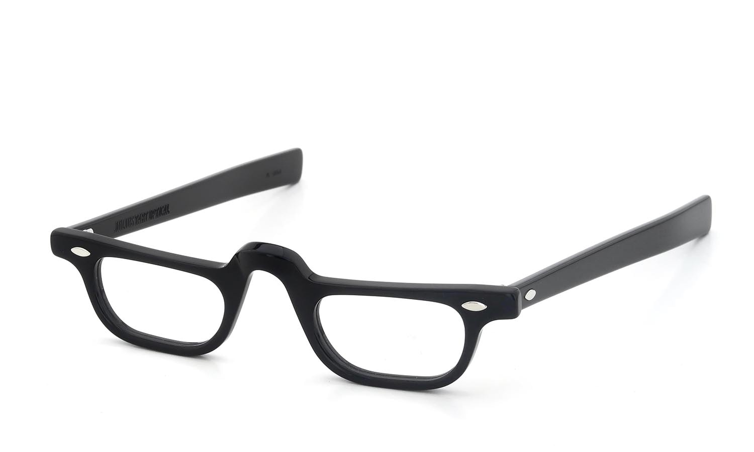 JULIUS TART OPTICAL リーディンググラス HALF EYE BLACK