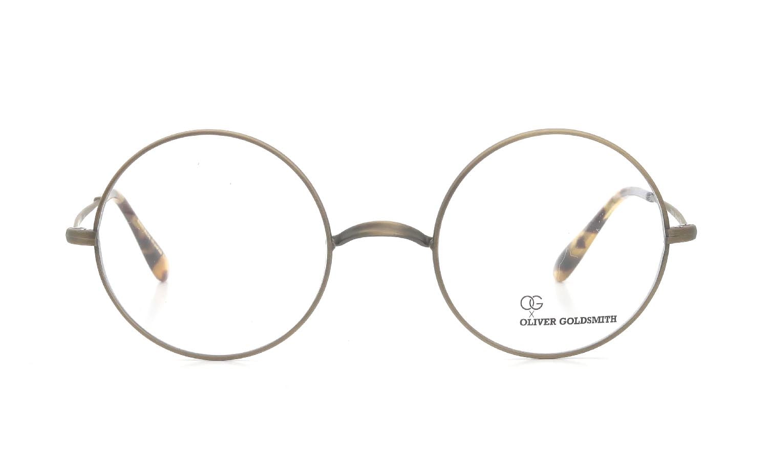 OG×OLIVERGOLDSMITH 海外モデル メガネ Oliver Dundee E Antique Gold