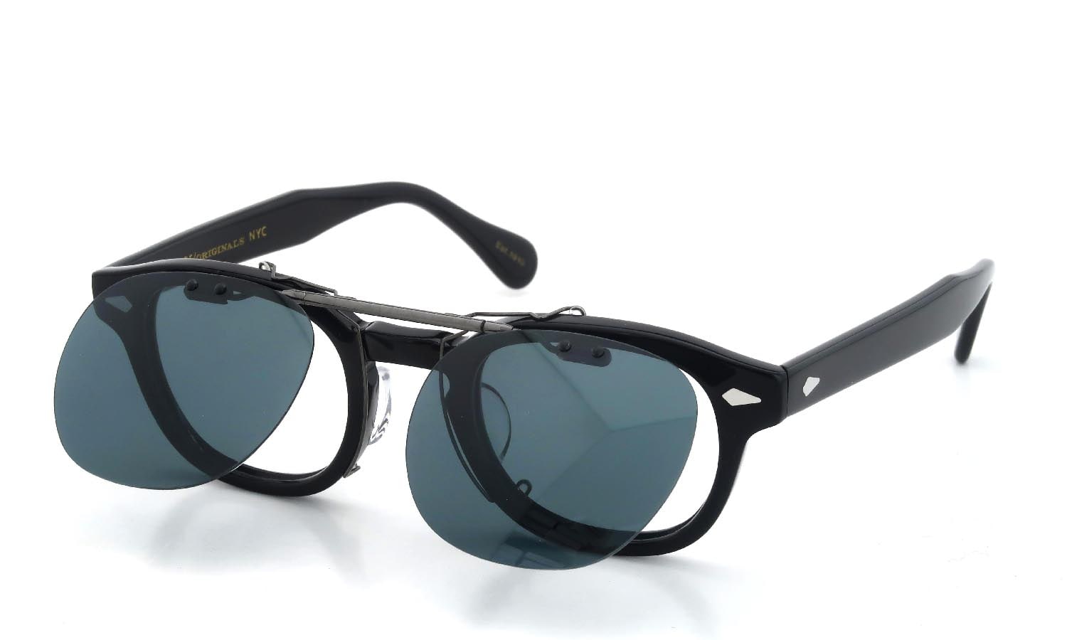 MOSCOT LEMTOSH専用 クリップオンサングラス グリーンブルーレンズ