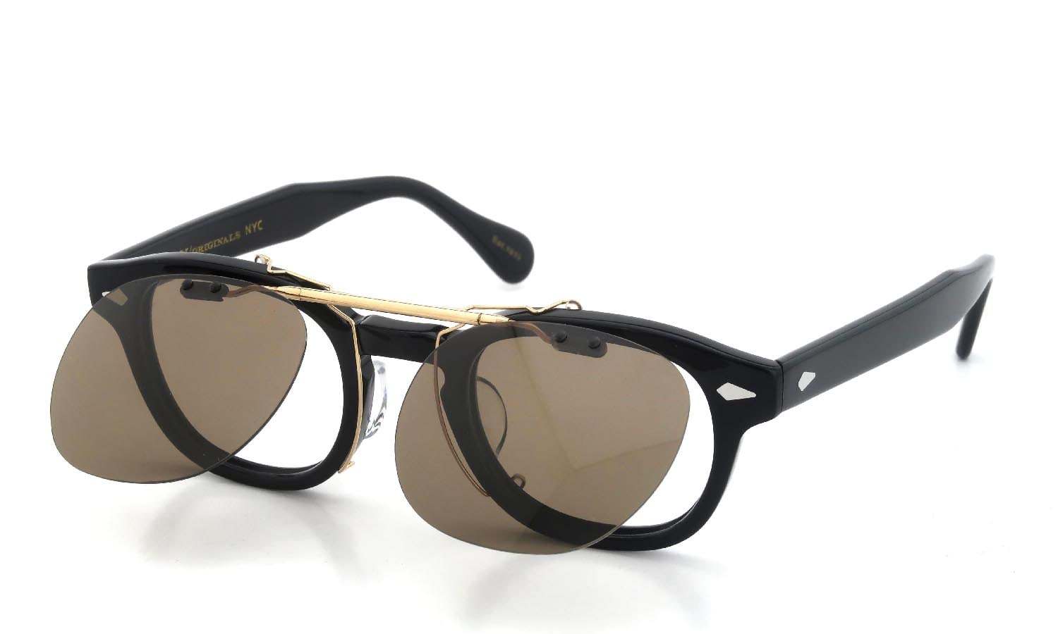 MOSCOT LEMTOSH専用 クリップオンサングラス ミドルブラウンレンズ