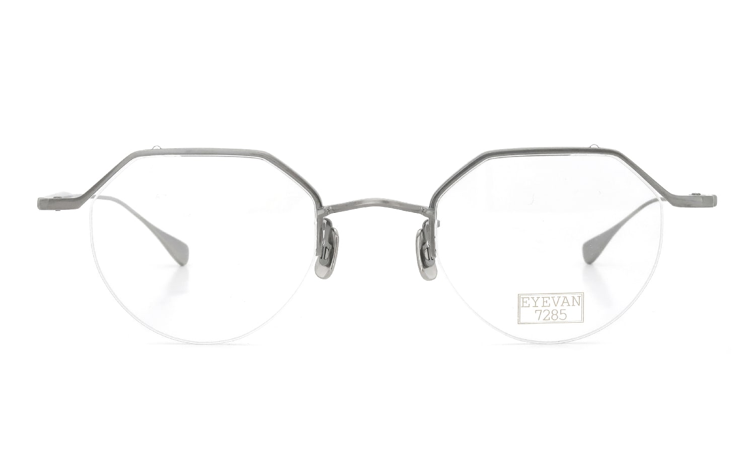 【美品】EYEVAN7285 モデル185  801シルバー