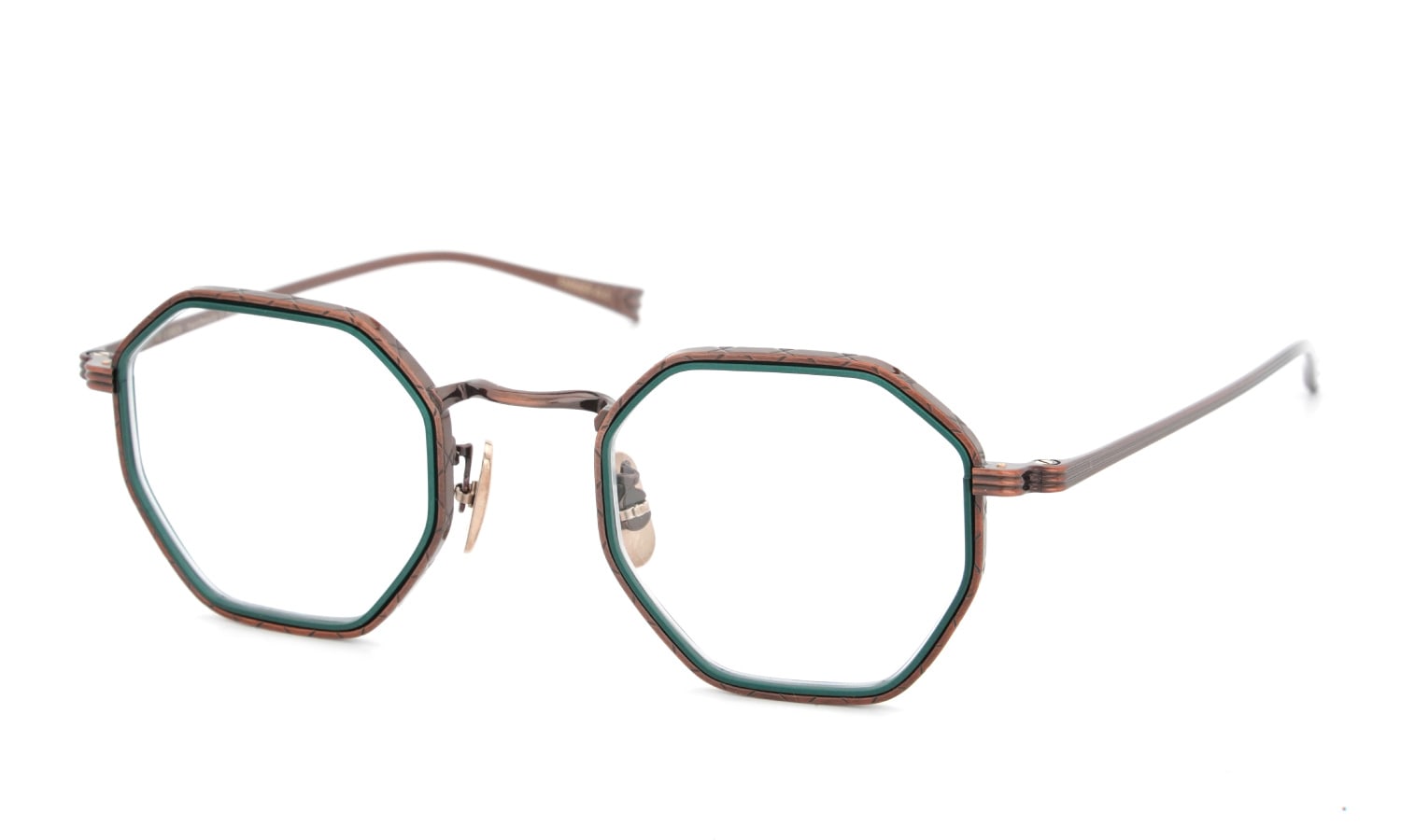 OG×OLIVERGOLDSMITH for ポンメガネ 限定生産メガネ FARMER 43-3 C GREEN