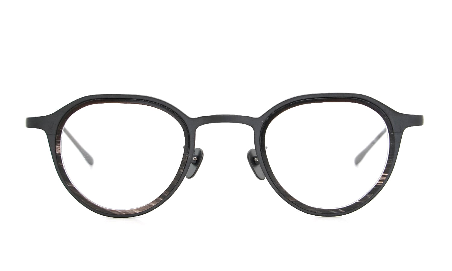 I.ENOMOTO 限定生産メガネ IE012 Buffalo horn BK/ZEEBRA