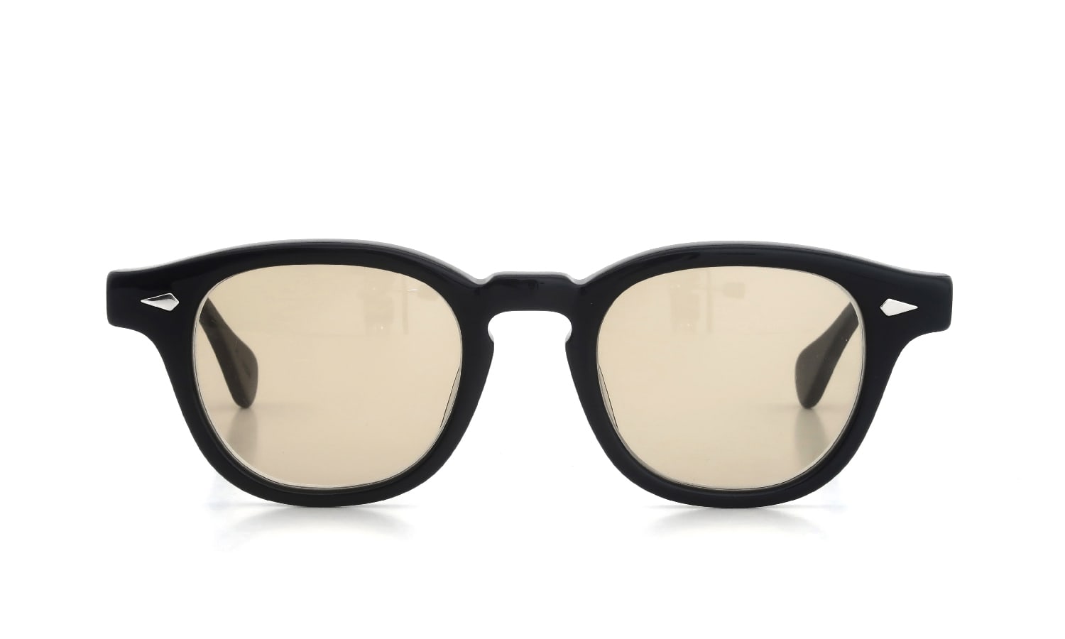 JULIUS TART OPTICAL サングラス通販 AR-46-22 BLACK/ミドルブラウンレンズ