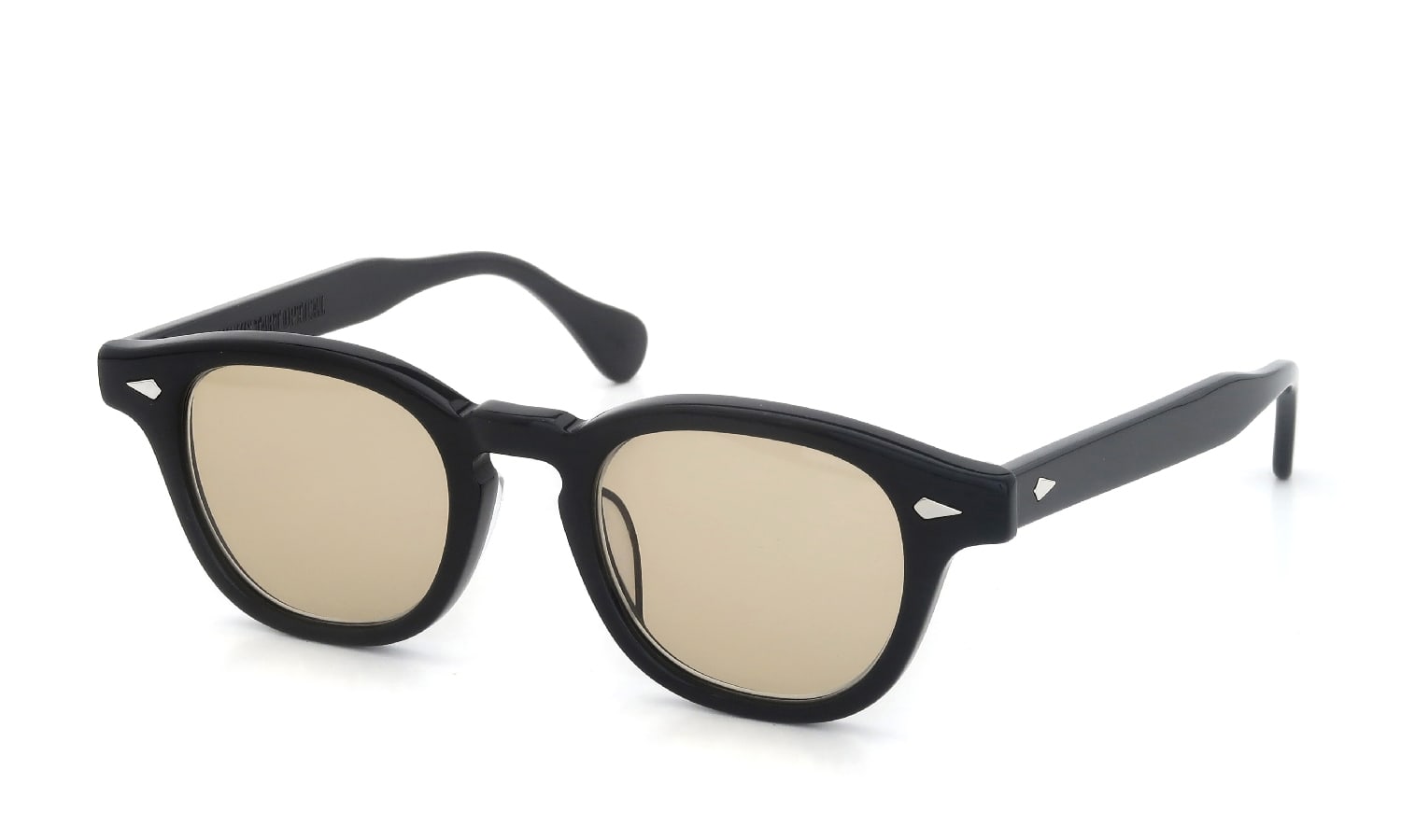 JULIUS TART OPTICAL ARサングラスカスタム BLACK/ ミドルブラウンレンズ