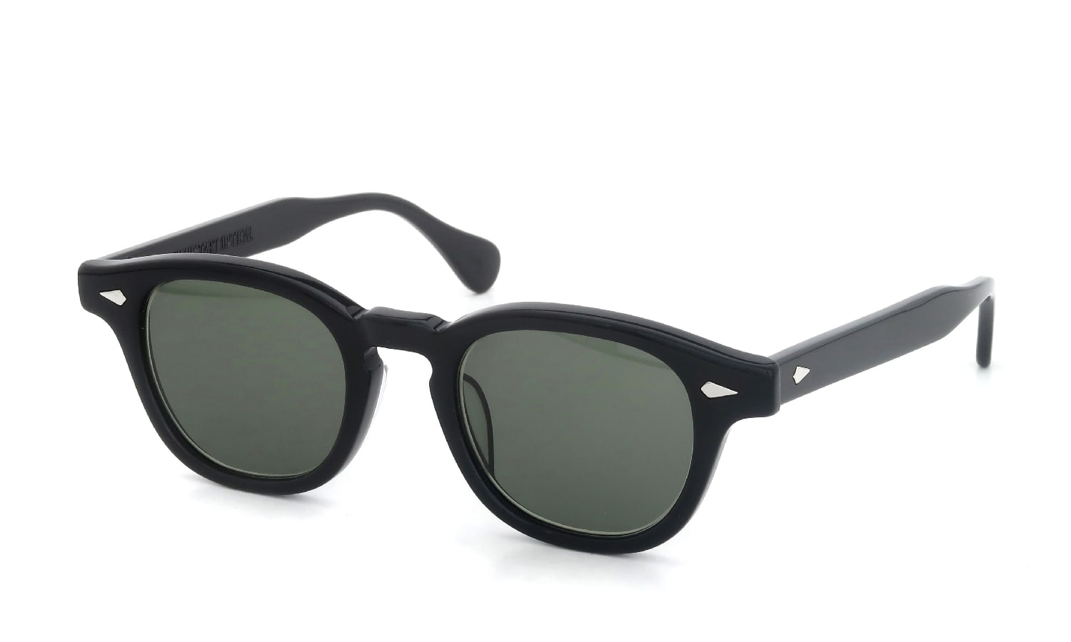 JULIUS TART OPTICAL サングラス通販 AR-46-22 BLACK/ダークグリーンレンズ