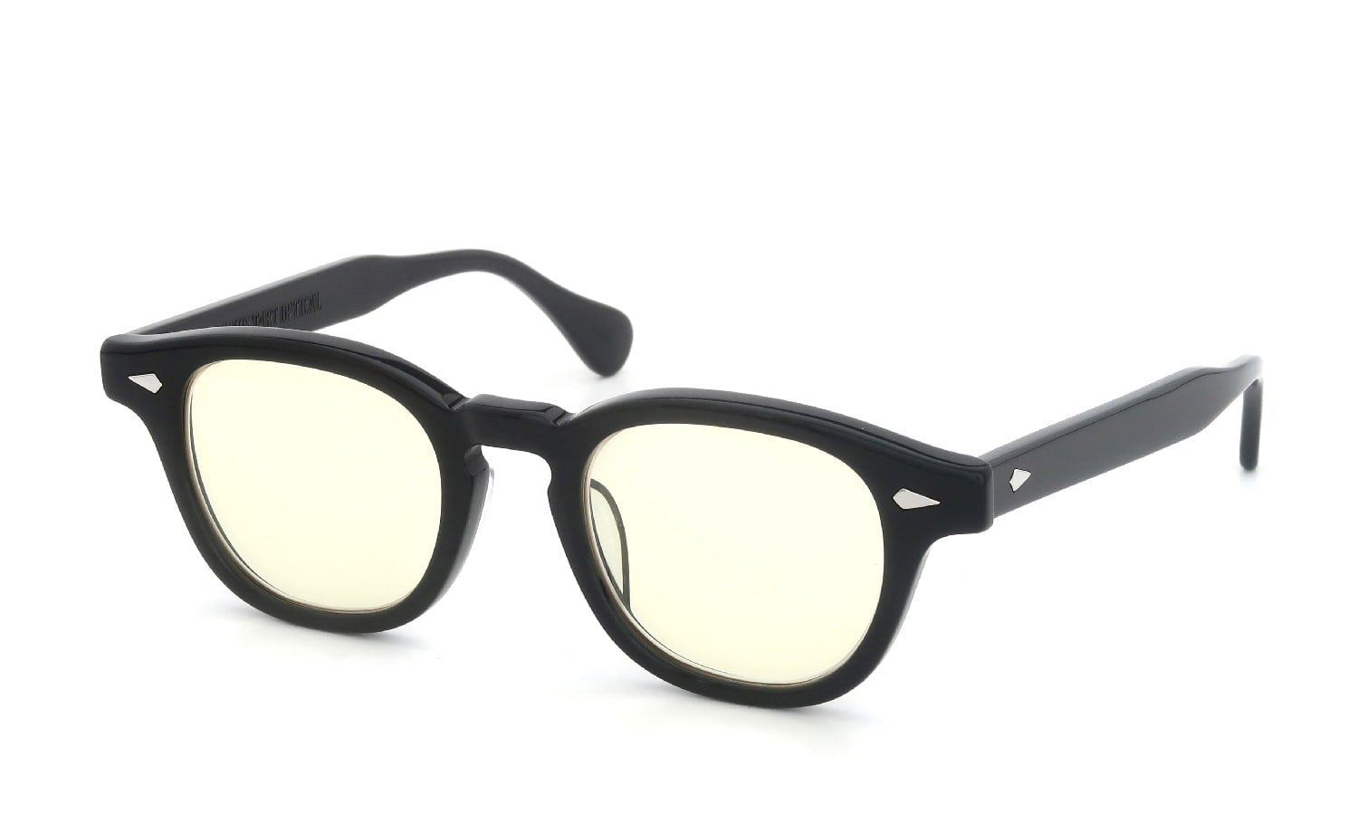 JULIUS TART OPTICAL サングラス通販 AR-46-22 BLACK/ライトイエローレンズ