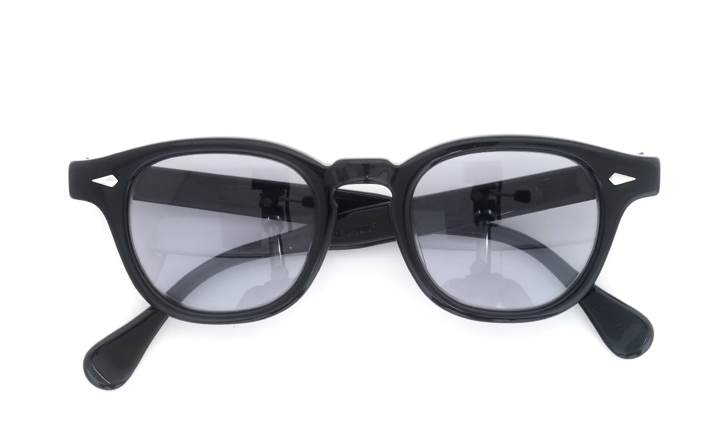 JULIUS TART OPTICAL サングラス通販 AR-46-22 BLACK/ミドルグレーレンズ