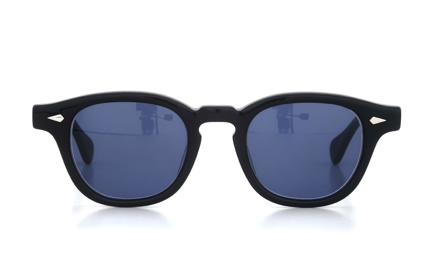 JULIUS TART OPTICAL サングラス通販 AR-46-22 BLACK/ダークブルーレンズ