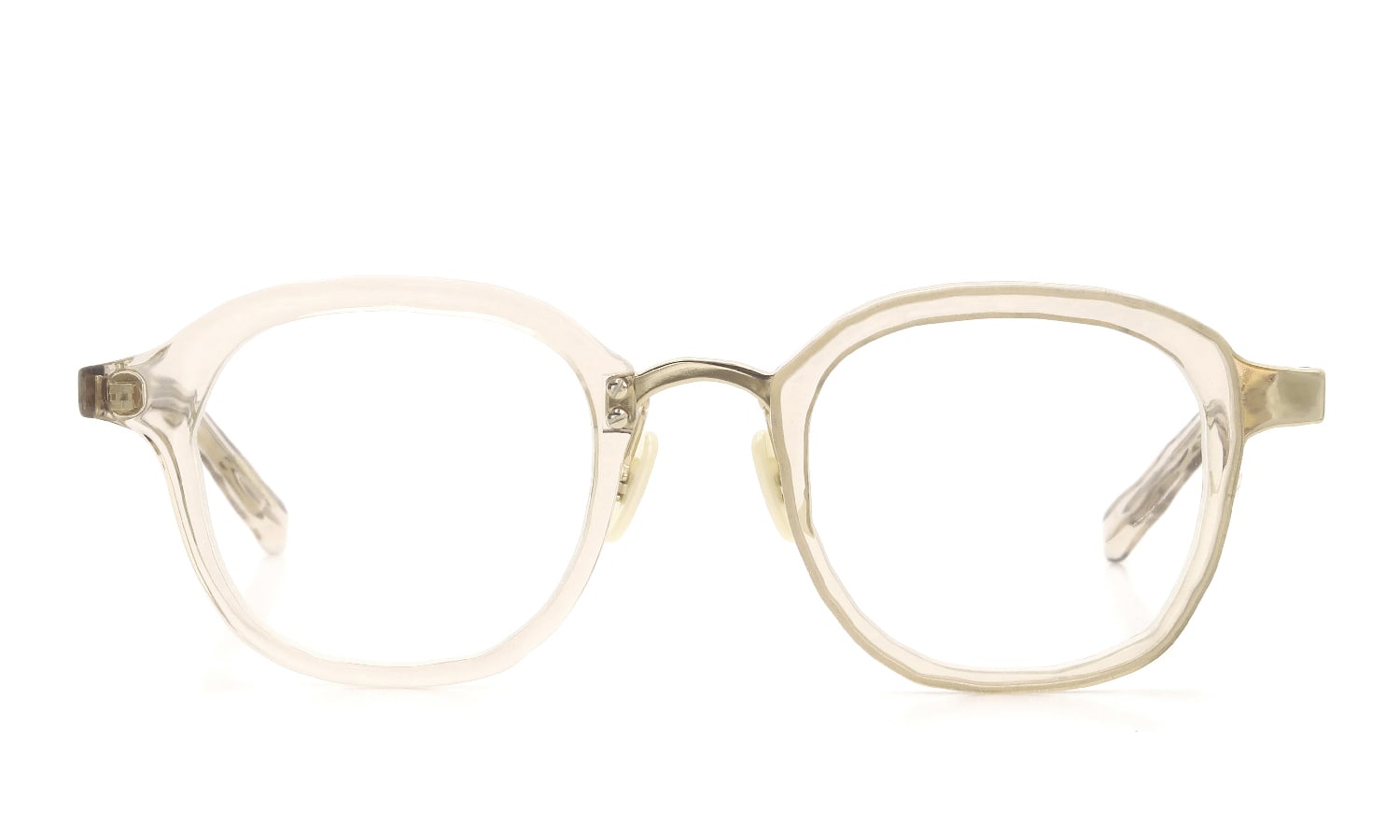 MASAHIROMARUYAMA メガネ MM-0071 col.2 Clear light brown / Gold