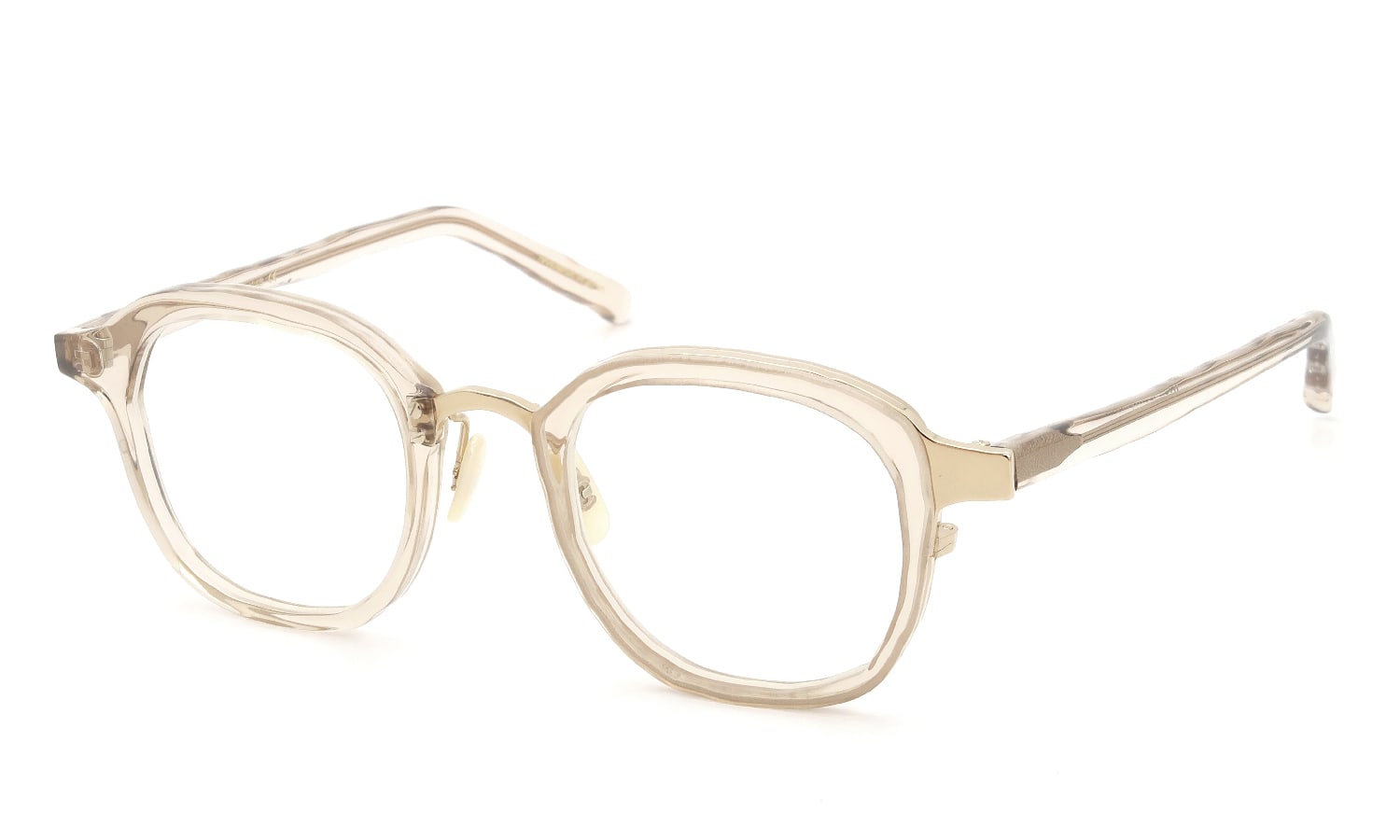 MASAHIROMARUYAMA メガネ MM-0071 col.2 Clear light brown / Gold