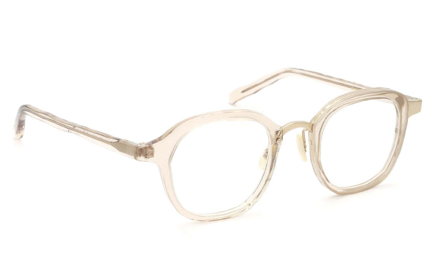 MASAHIROMARUYAMA メガネ MM-0071 col.2 Clear light brown / Gold