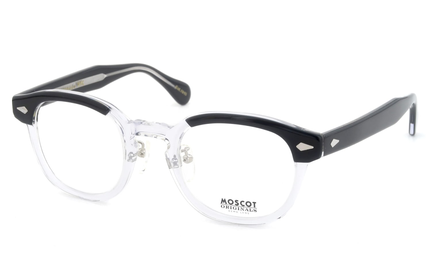 MOSCOT メガネ LEMTOSH-MP BLACK/CRYSTAL 49size