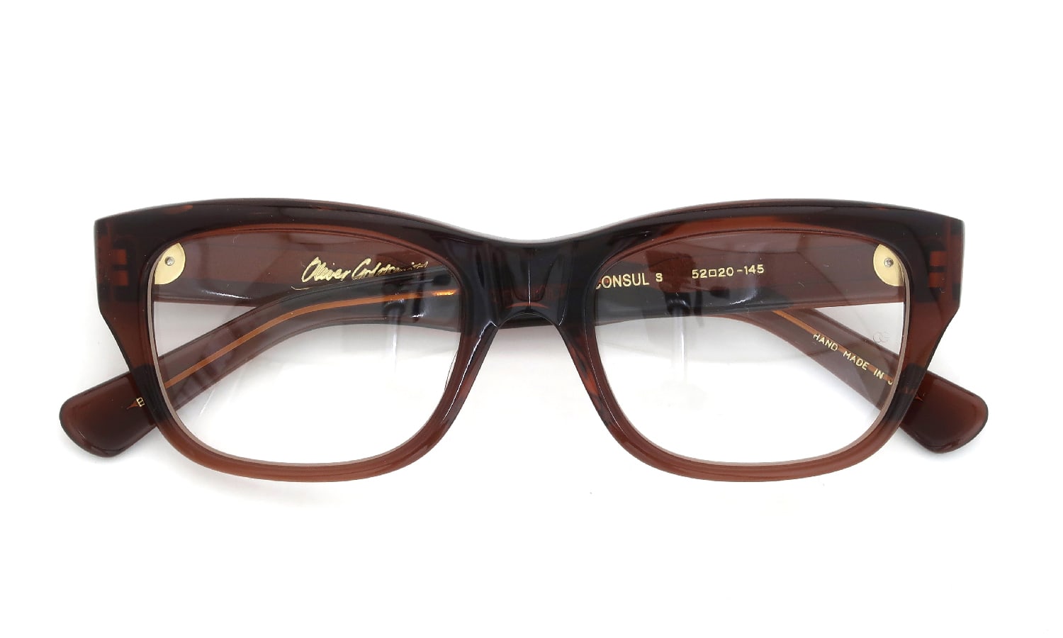 Oliver Goldsmith 限定生産メガネ通販 CONSUL-s CELLULOID BR