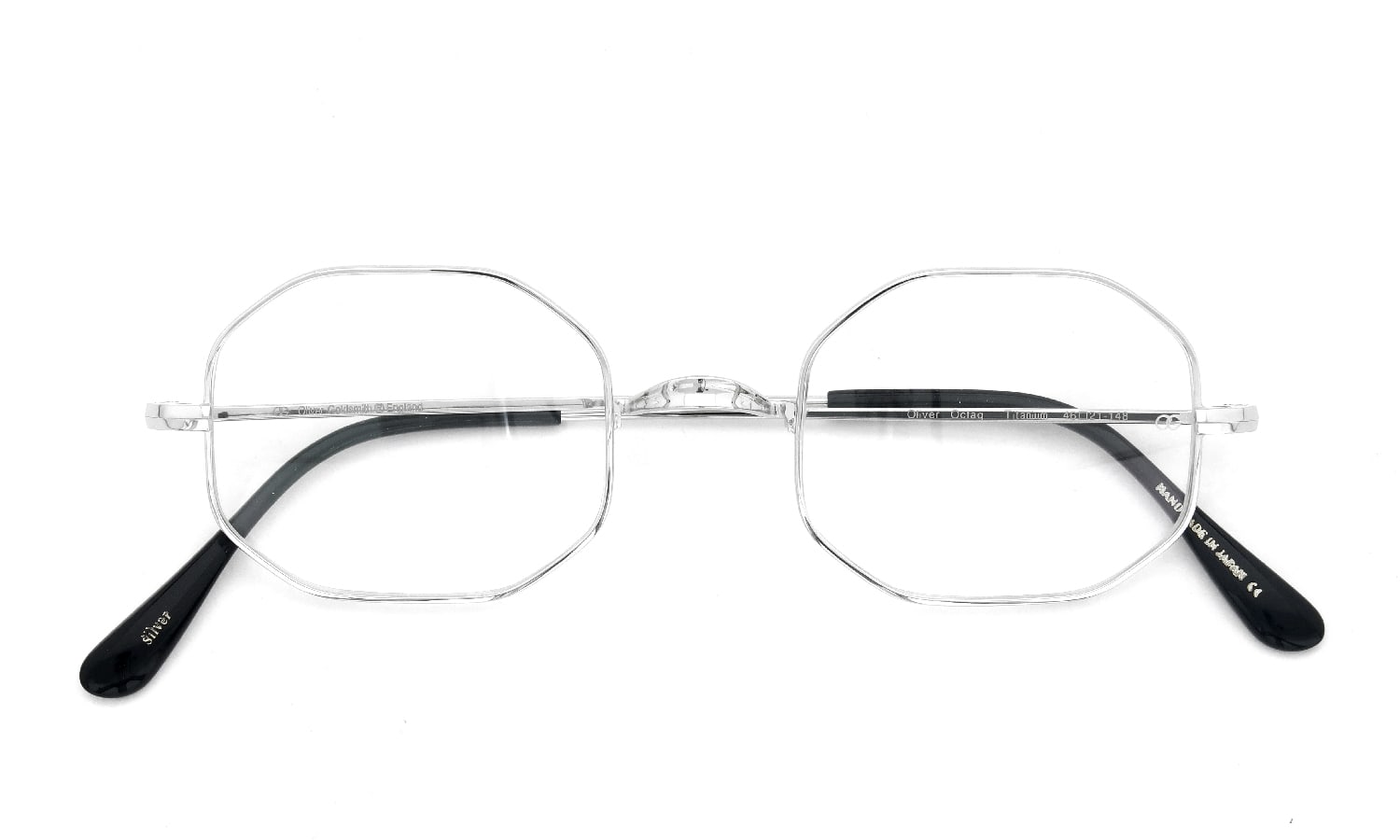 Oliver Goldsmith メガネ通販 Oliver Octag 46size Silver