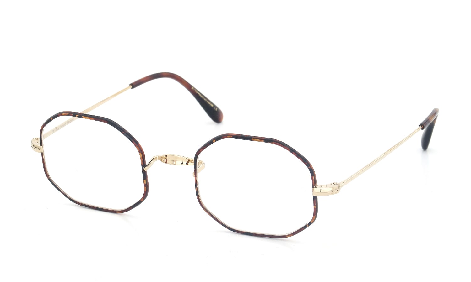 Oliver Goldsmith メガネ通販 Oliver Octag 46size Gold MMS