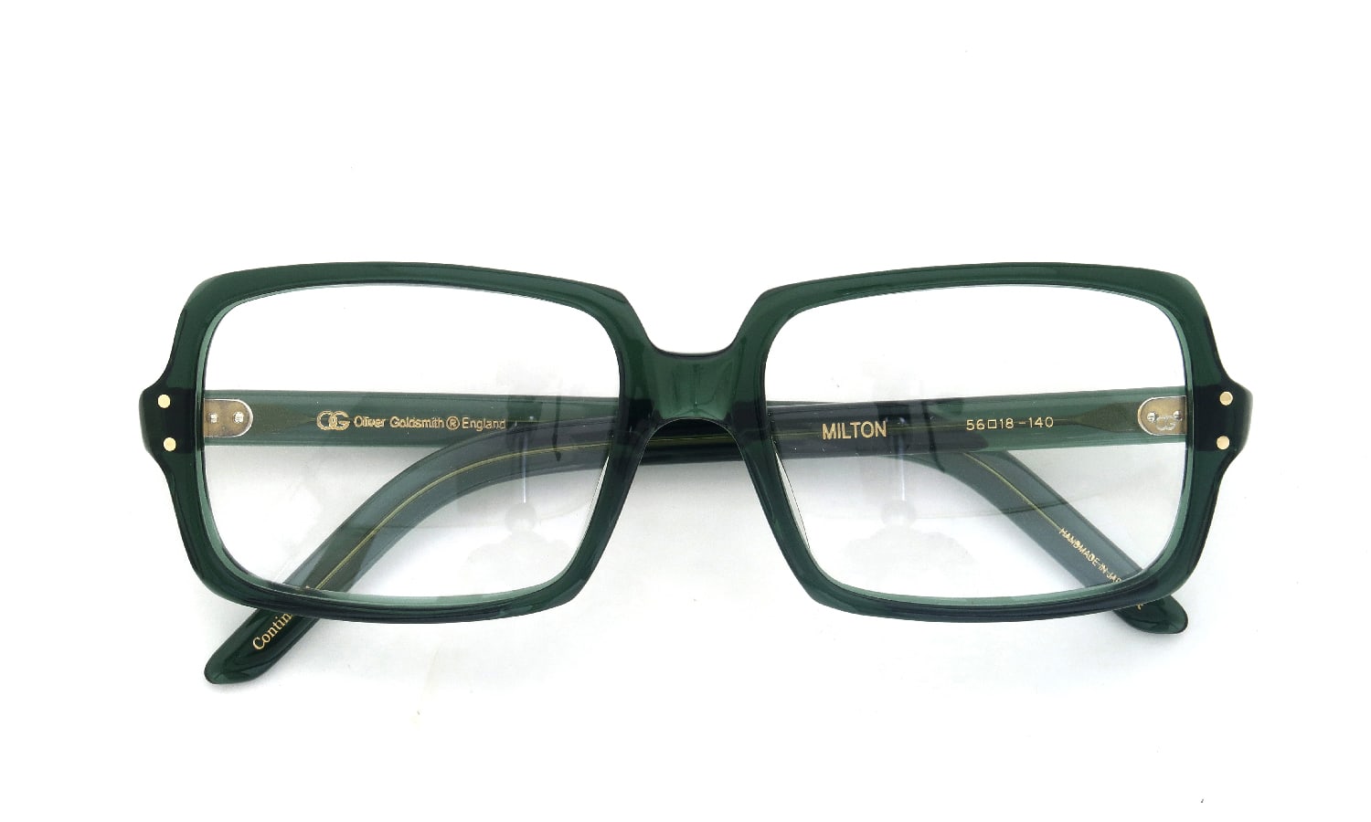 Oliver Goldsmith メガネ通販 MILTON 56size Continental